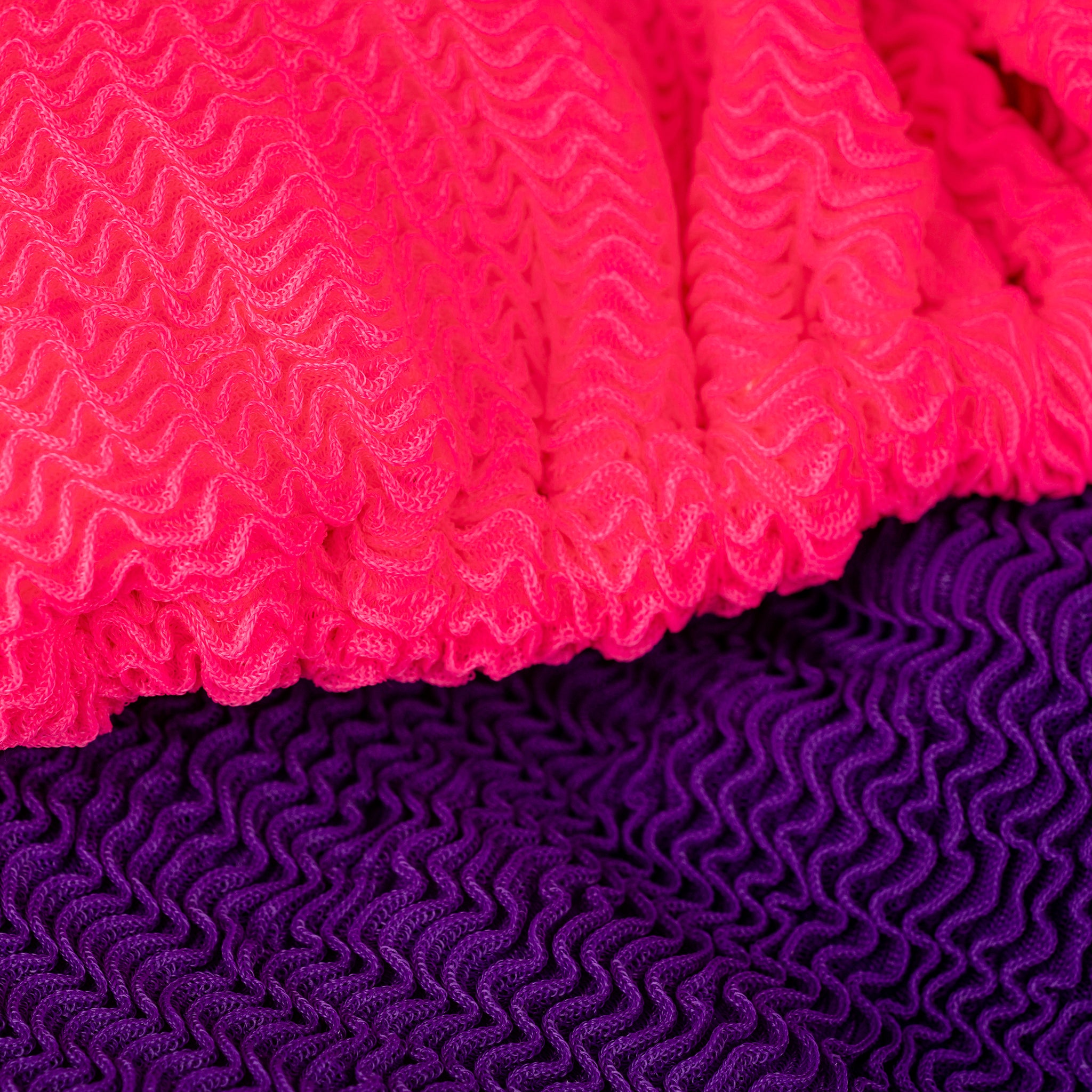Crinkle Fuchsia Purple