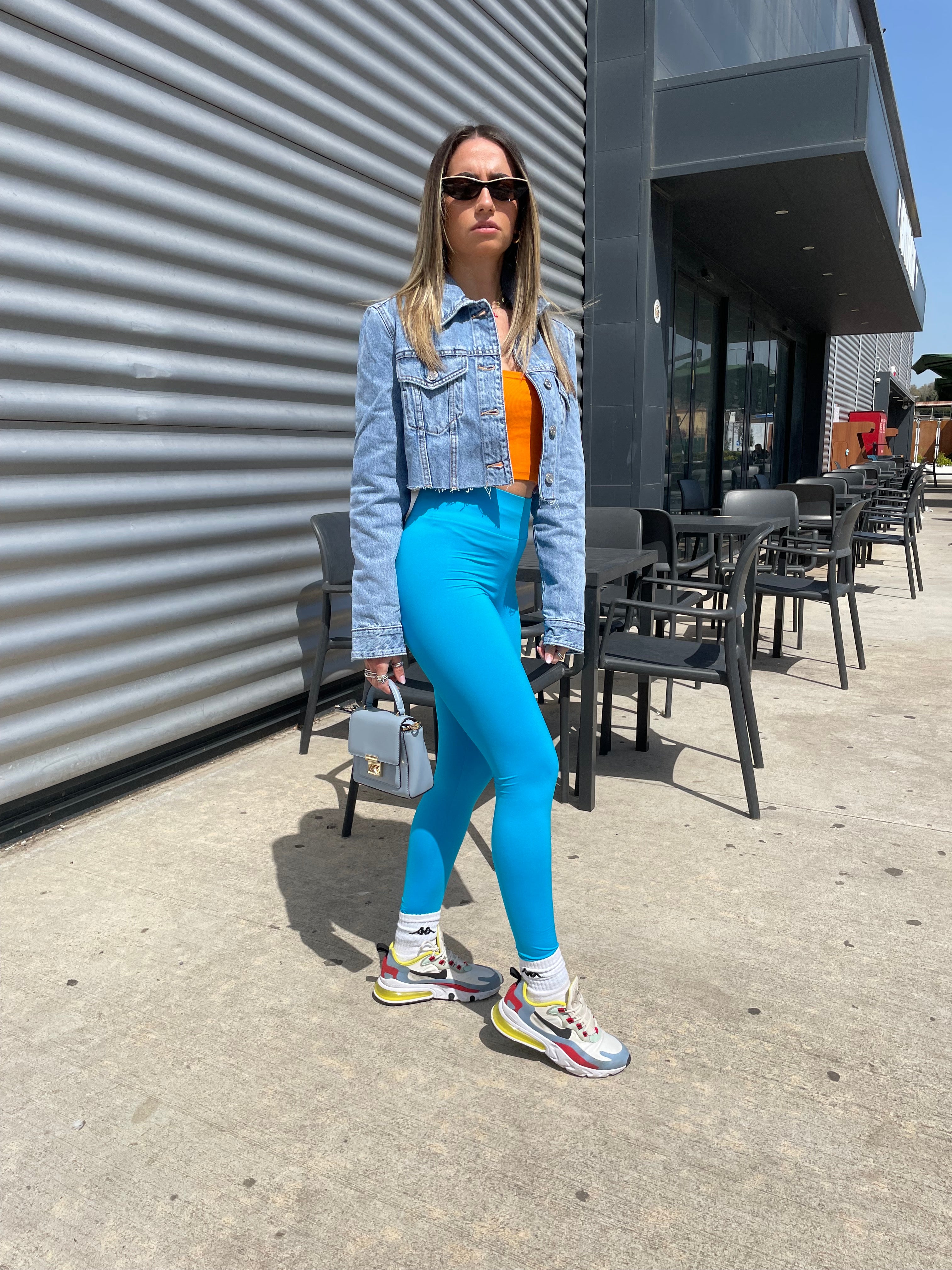 High Quality Turquoise Leggings