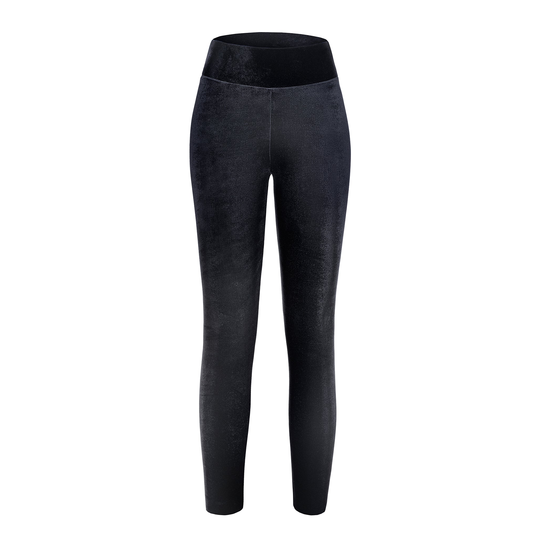 Black Velvet Leggings