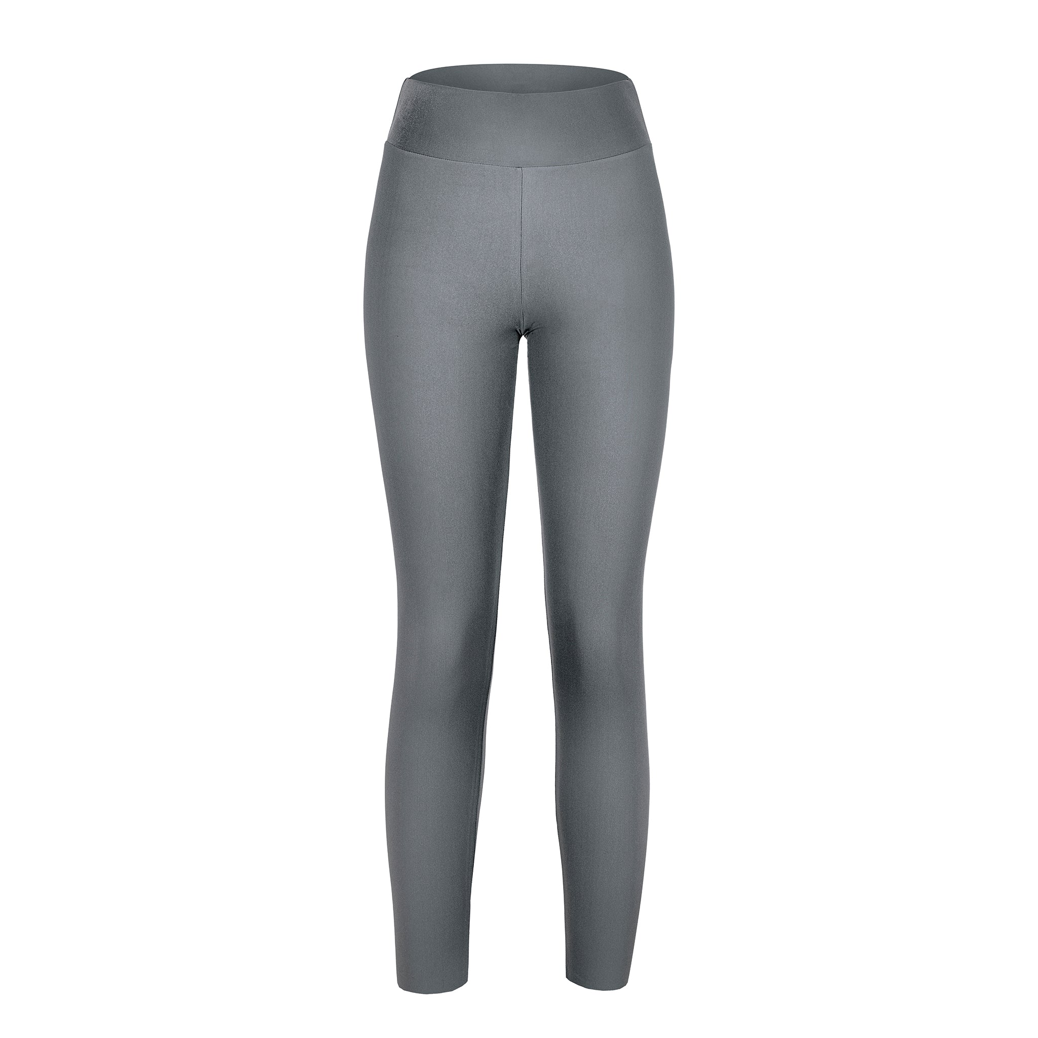 Gray Velvet Leggings